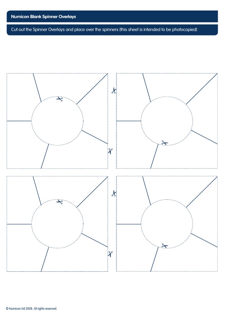 Numicon Blank Spinner Overlays | PDF
