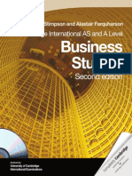 Cambridge International as and a Level Business Studies Coursebook With CD Rom Cambridge Educatio Samples