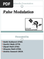 Pulse Modulation Pulse Modulation: Multimedia Presentation