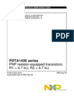 Data Sheet: PDTA143E Series