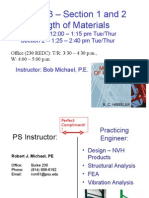 MCHT 213 - Section 1 and 2 Strength of Materials