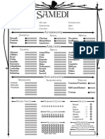 Samedi 4 Page Sheet