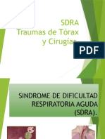 SDRA, Trauma de Torax & Cirugia 