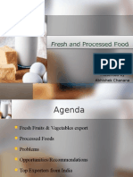 Fresh and Processed Food