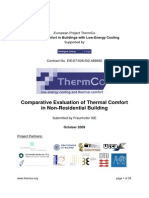 Comparative Evaluation of Thermal Comfort