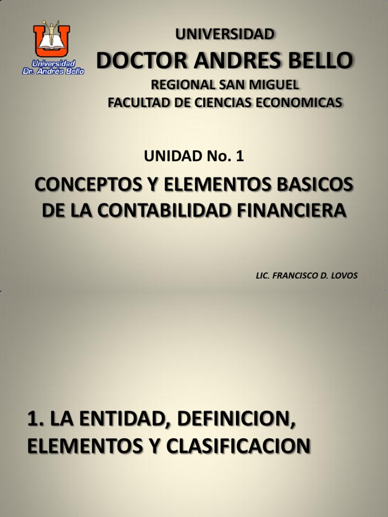 Conceptos y Elementos Basicos de La Contabilidad Financiera | PDF