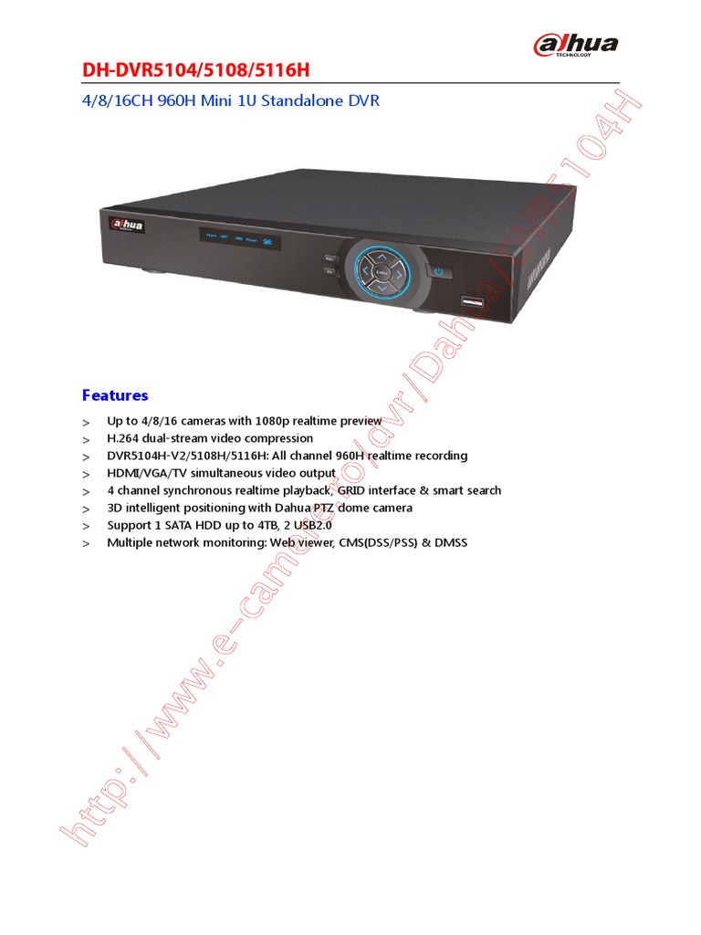 dvr 5108 dahua