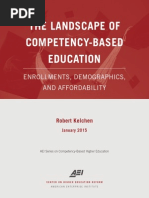 Competency Based Education Landscape