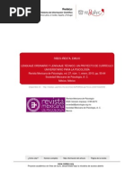 Lenguaje Ordinario y Lenguaje Tecnico. Un Proyecto de Curriculo Universitario Para La Psicologia-libre