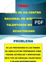 Analisis de Problema de Ninos Talentosos