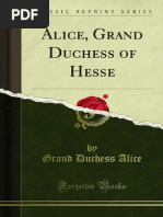 Alice Grand Duchess of Hesse