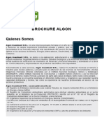 Brochure Algon Página Web Resumen