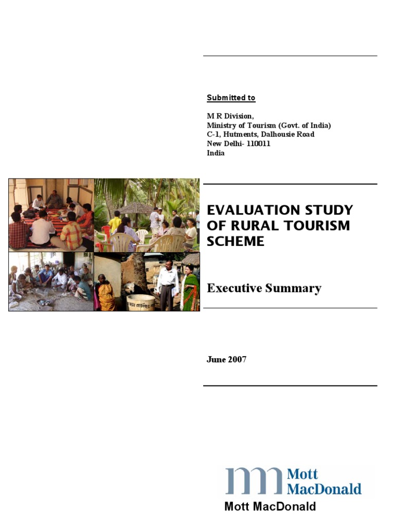 Evaluation of Rural Tourism Scheme | PDF | Tourism | Waste Management