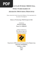 Download DESIGN OF LOW POWER CMOS CELL STRUCTURES BASED ON ADIABATIC SWITCHING PRINCIPLE by gurumbhat SN25413774 doc pdf
