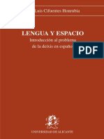 Cifuentes Honrubia Jose Luis - Lengua Y Espacio [PDF]