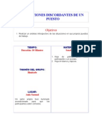 Percepciones Discordantes de Un Puesto