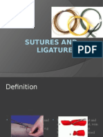 SUTURES AND LIGATURES: DEFINITIONS, HISTORY, CLASSIFICATION AND MANUFACTURING
