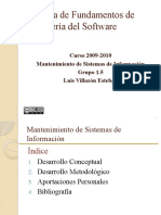 Mantenimiento de Sistemas de Información