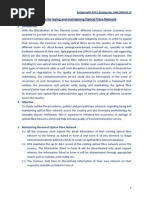 Directives Optical Fiber Laydown Maintenance