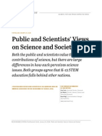Pew Science and Society Report