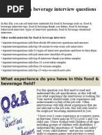 Download Top 10 food  beverage interview questions and answerspptx by jonhanna977 SN254149499 doc pdf