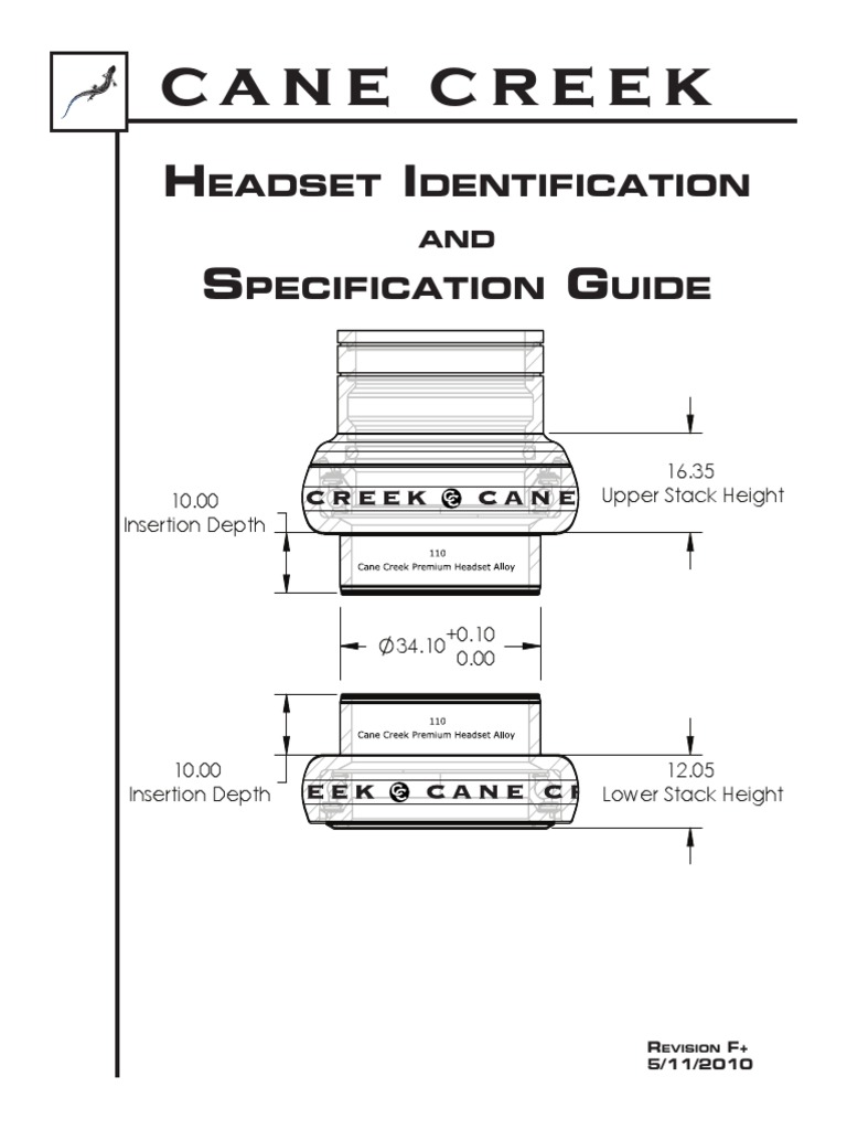 Cane Creek Headset Identification Equipment Human Powered