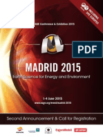 MADRID 2015: Earth Science For Energy and Environment Earth Science For Energy and Environment