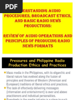 Basic Principles of Creating A Radio News Production