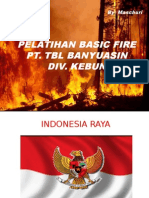 PELATIHAN BASIC FIRE PT CCCC