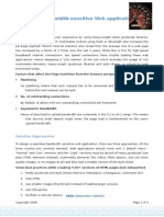 Approach Note for Bandwidth-sensitive Web Apps v2