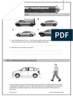 Air Resistance: Task 1: Top Speeds (Levels 4-5) A B A B