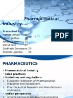 Ethics in Pharmaceutical Industry: Presented by