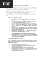 Download Ge Universal Remote Instructions by donnal47 SN25416515 doc pdf