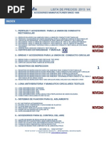 Tarifa Precios 2013 v4 Esp Rami System