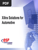 Xilinx - Solutions For Automotive