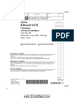 Edexcel GCE: Chemistry