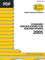 JKR Spec for Building Work