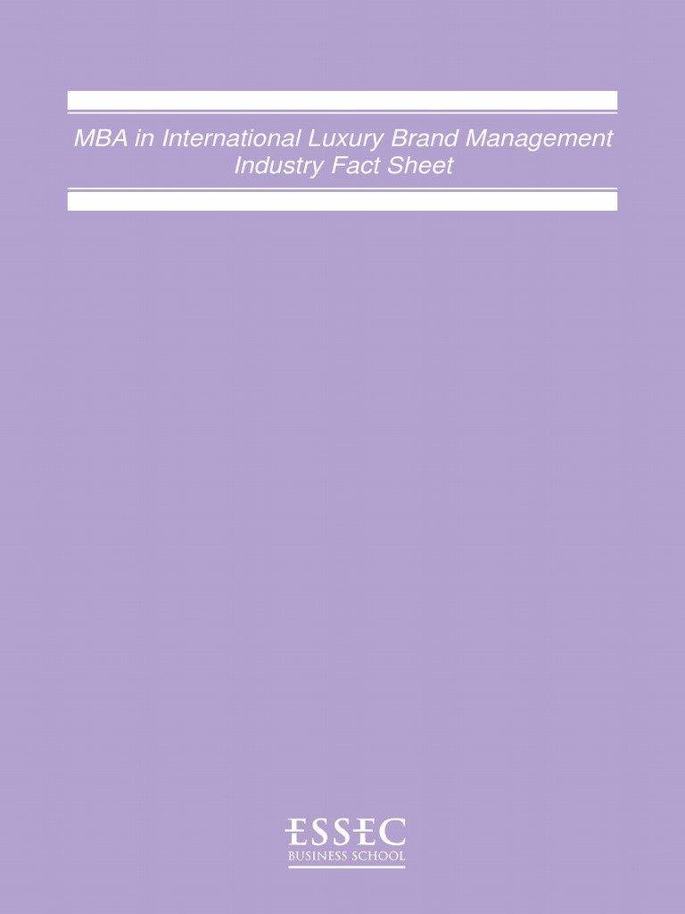 ESSEC Global MBA  ESSEC Business School: Visit to Louis Vuitton