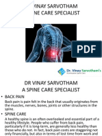 DR Vinay Sarvotham Spine Care