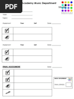 Transposing Instruments Chart | PDF