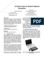 Gabor Filter Based Feature Vector For Dynamic Signature Recognition