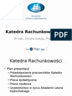 Katedra Rachunkowości