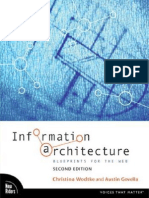 Information Architecture: Blue Prints For The Web