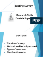 Survey Research Skills