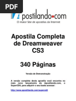 Apostila Dreamweaver CS3 demonstração