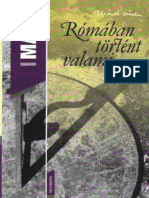 Márai Sándor-Rómában Történt Valami