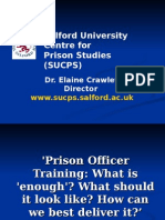 Elaine Crawley - Prison Officer Training