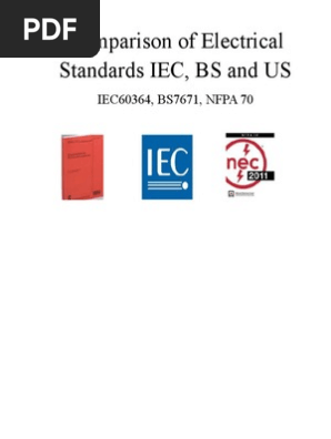 Nec And Iec Comparision Electrical Wiring Electrical