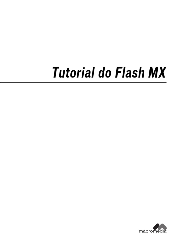 Curso - Macromedia - Tutorial Do Flash MX | PDF
