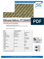 Silicate Fabric JT1200HT: Vermiculite-Based Coating Fabric